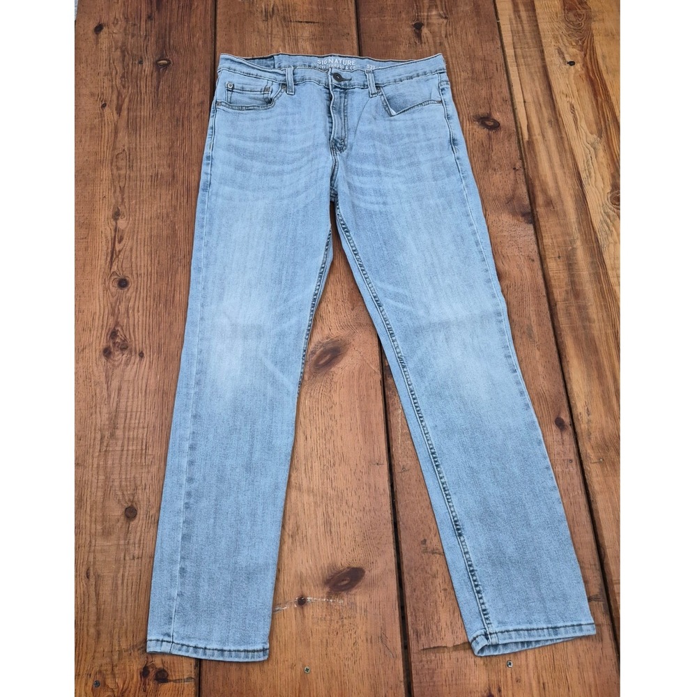 Signature by Levi Strauss & Co S37 Slim Light Wash Jeans 33x30
